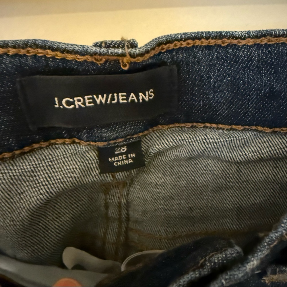 J. Crew High Rise Blue Jeans with Star Design - Picture 4 of 7